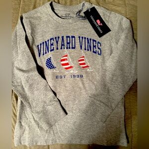 Vineyard Vines Americana Sails Long Sleeve Tee  🇺🇸